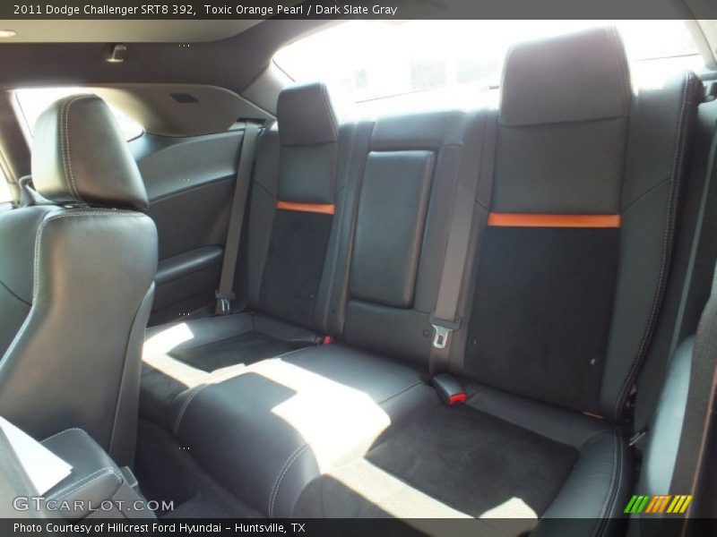 Toxic Orange Pearl / Dark Slate Gray 2011 Dodge Challenger SRT8 392