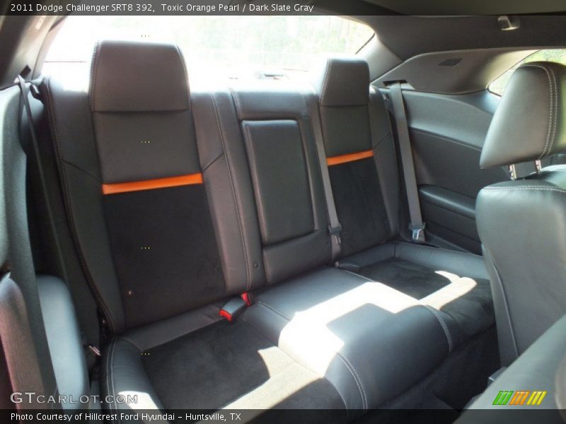 Rear Seat of 2011 Challenger SRT8 392