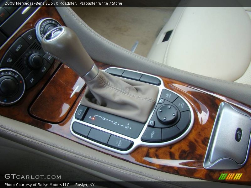 Alabaster White / Stone 2008 Mercedes-Benz SL 550 Roadster