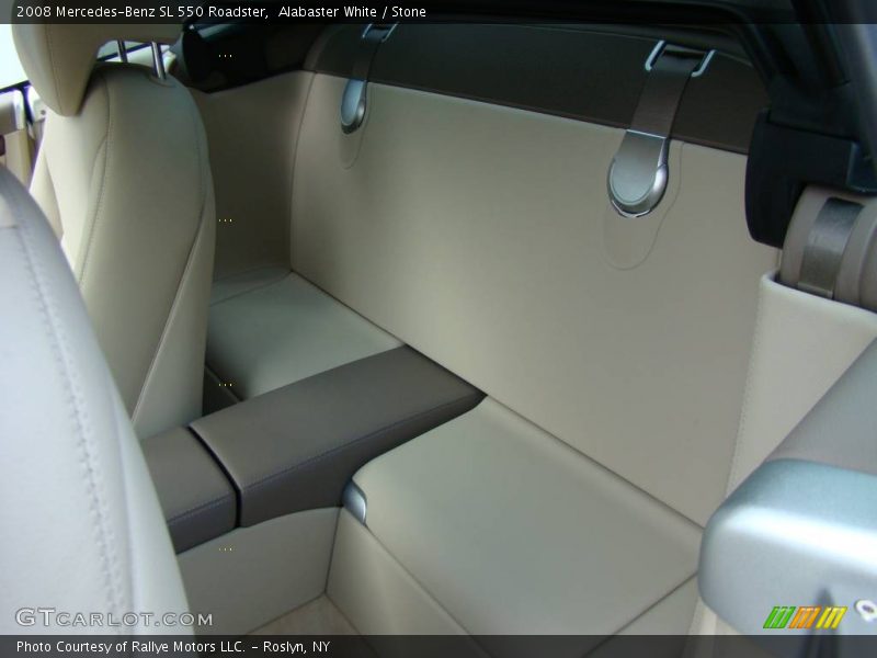 Alabaster White / Stone 2008 Mercedes-Benz SL 550 Roadster
