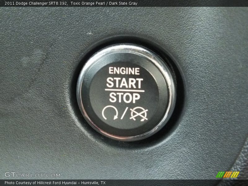 Toxic Orange Pearl / Dark Slate Gray 2011 Dodge Challenger SRT8 392