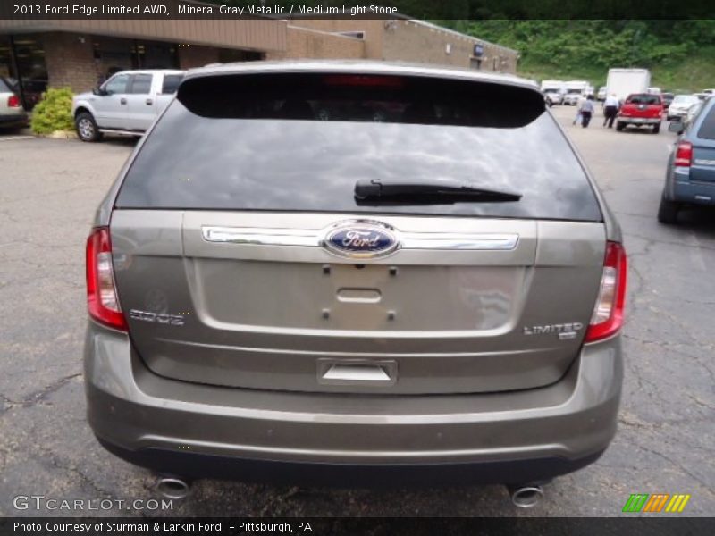 Mineral Gray Metallic / Medium Light Stone 2013 Ford Edge Limited AWD