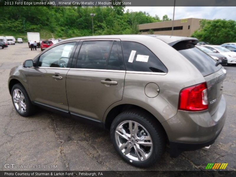 Mineral Gray Metallic / Medium Light Stone 2013 Ford Edge Limited AWD