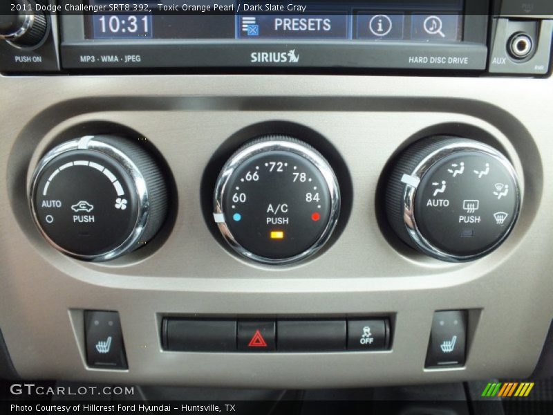 Controls of 2011 Challenger SRT8 392