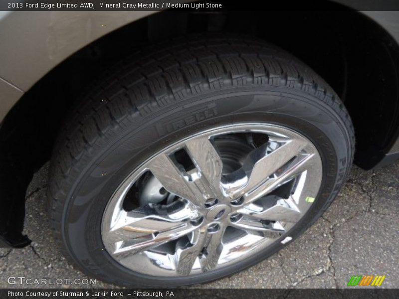 Mineral Gray Metallic / Medium Light Stone 2013 Ford Edge Limited AWD