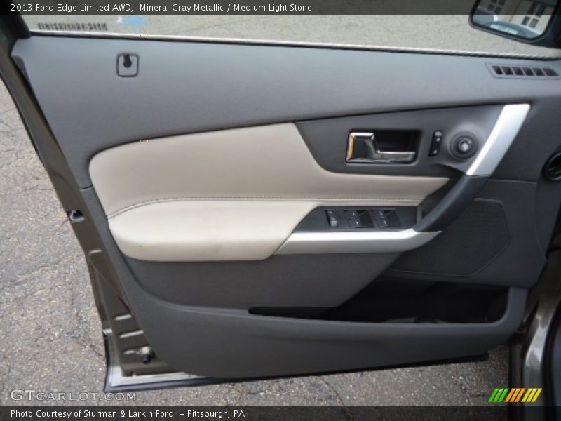 Mineral Gray Metallic / Medium Light Stone 2013 Ford Edge Limited AWD