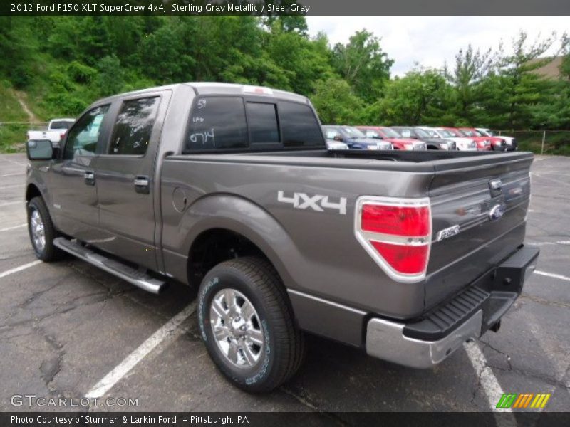 Sterling Gray Metallic / Steel Gray 2012 Ford F150 XLT SuperCrew 4x4