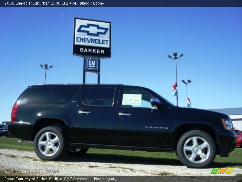 Black / Ebony 2008 Chevrolet Suburban 1500 LTZ 4x4