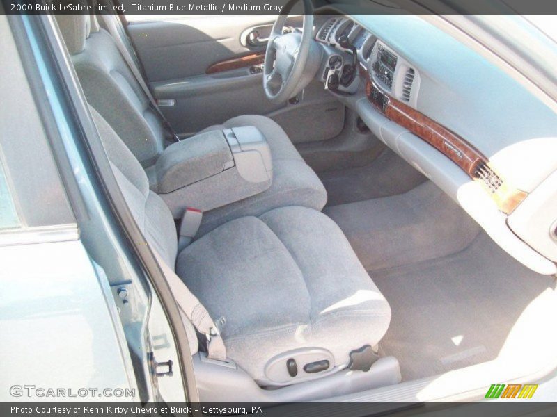Titanium Blue Metallic / Medium Gray 2000 Buick LeSabre Limited
