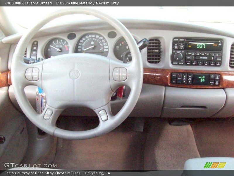 Titanium Blue Metallic / Medium Gray 2000 Buick LeSabre Limited