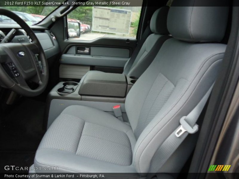 Sterling Gray Metallic / Steel Gray 2012 Ford F150 XLT SuperCrew 4x4