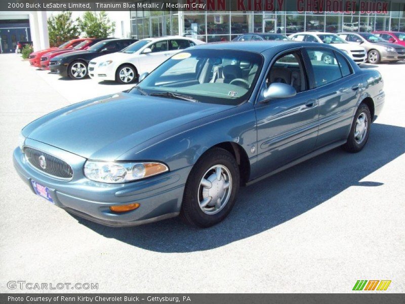 Titanium Blue Metallic / Medium Gray 2000 Buick LeSabre Limited