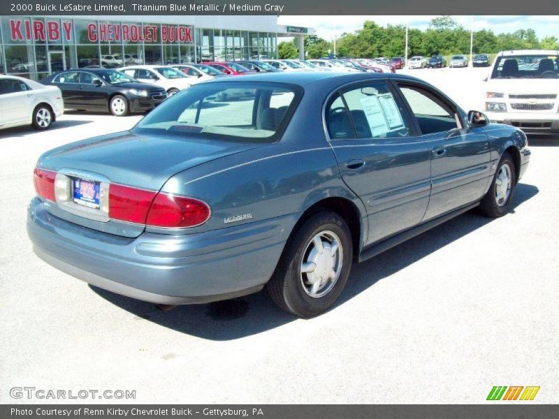 Titanium Blue Metallic / Medium Gray 2000 Buick LeSabre Limited