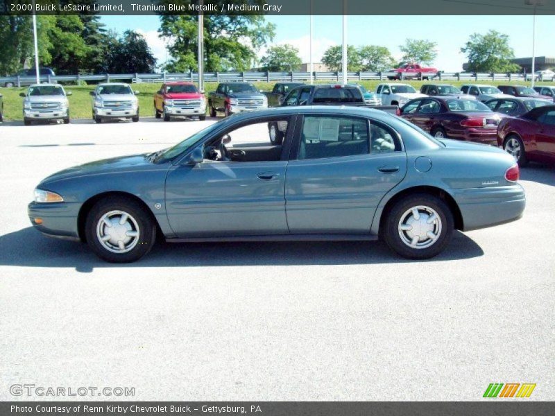 Titanium Blue Metallic / Medium Gray 2000 Buick LeSabre Limited