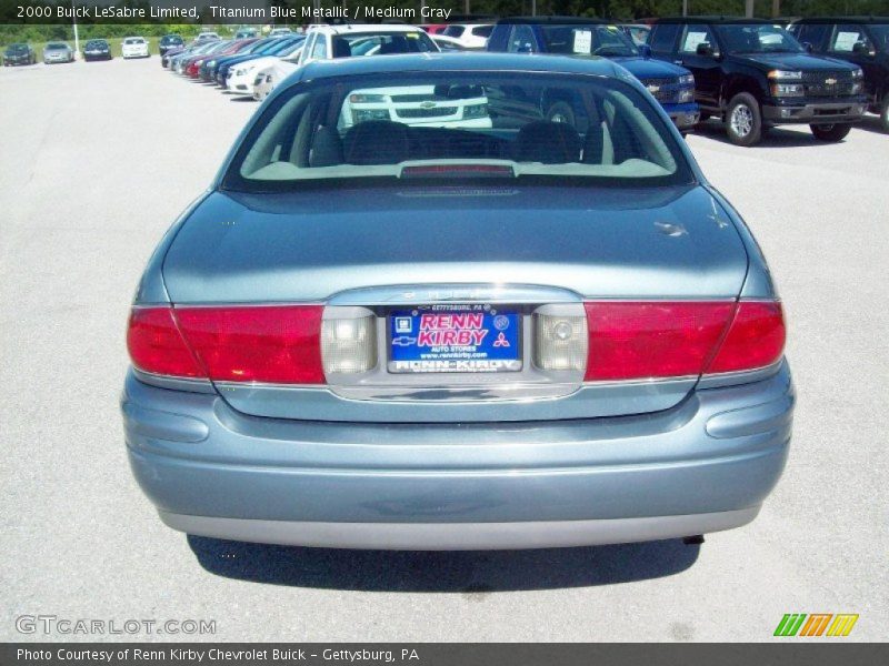 Titanium Blue Metallic / Medium Gray 2000 Buick LeSabre Limited