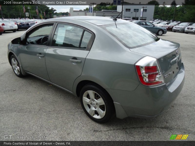 Magnetic Gray / Charcoal/Steel 2008 Nissan Sentra 2.0 S