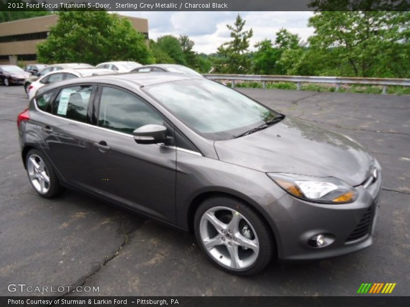 Sterling Grey Metallic / Charcoal Black 2012 Ford Focus Titanium 5-Door