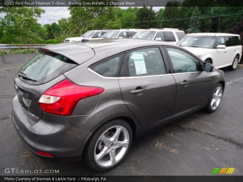 Sterling Grey Metallic / Charcoal Black 2012 Ford Focus Titanium 5-Door