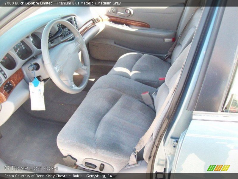 Titanium Blue Metallic / Medium Gray 2000 Buick LeSabre Limited
