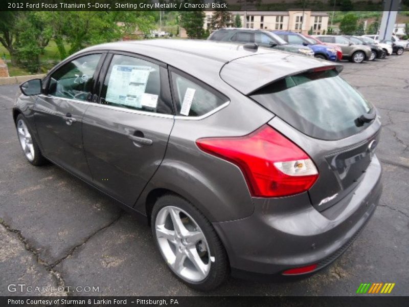 Sterling Grey Metallic / Charcoal Black 2012 Ford Focus Titanium 5-Door