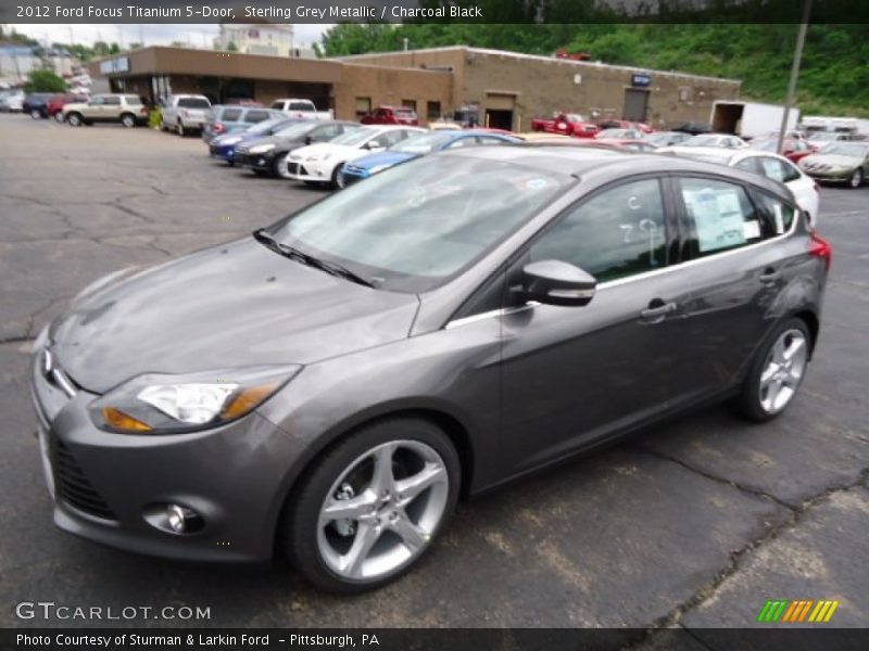 Sterling Grey Metallic / Charcoal Black 2012 Ford Focus Titanium 5-Door