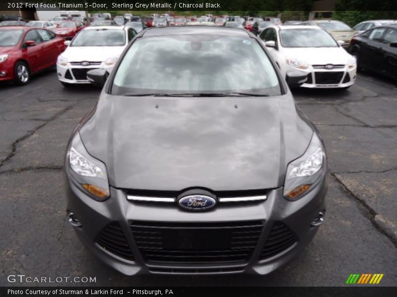 Sterling Grey Metallic / Charcoal Black 2012 Ford Focus Titanium 5-Door