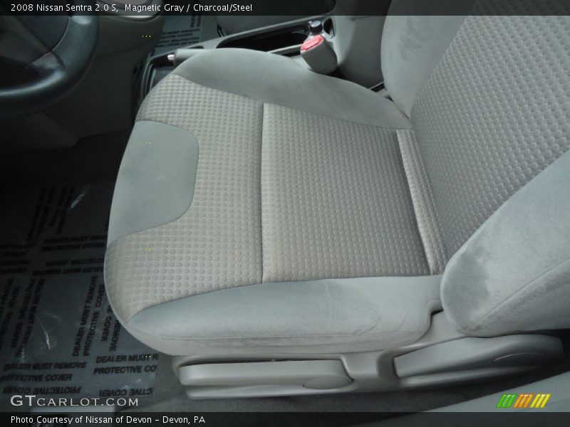 Magnetic Gray / Charcoal/Steel 2008 Nissan Sentra 2.0 S