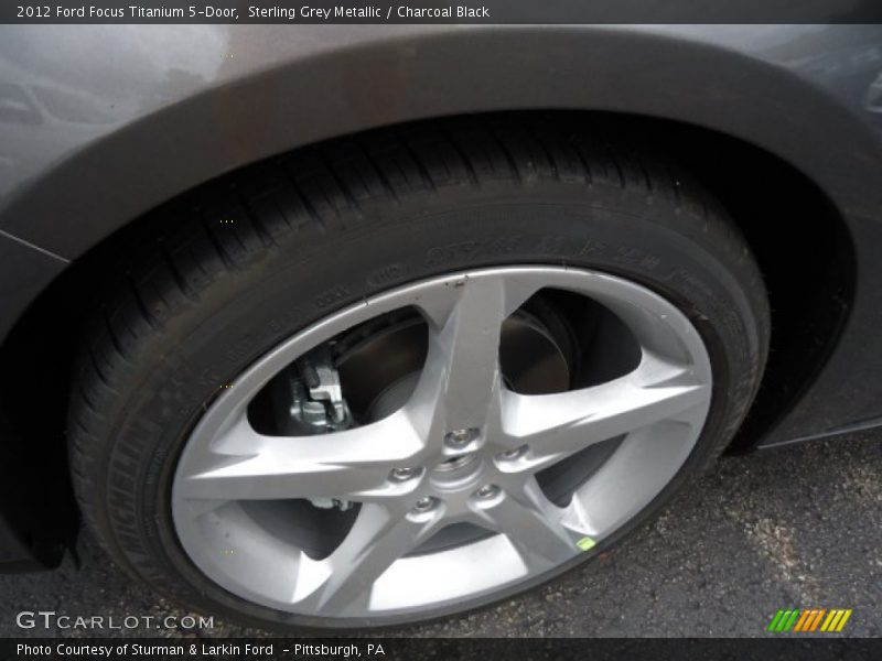 Sterling Grey Metallic / Charcoal Black 2012 Ford Focus Titanium 5-Door