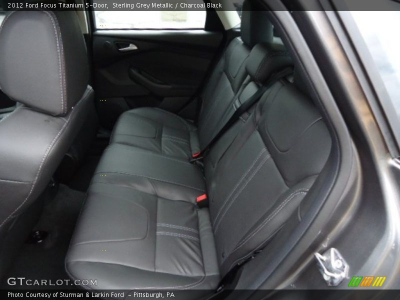  2012 Focus Titanium 5-Door Charcoal Black Interior