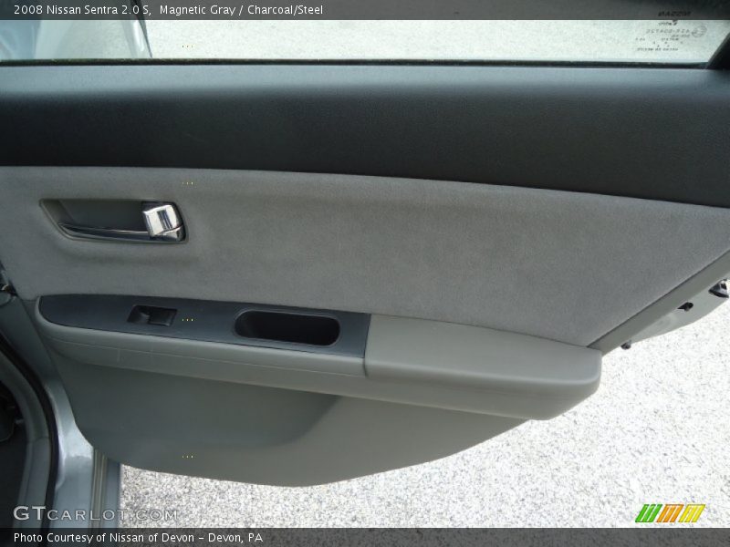 Magnetic Gray / Charcoal/Steel 2008 Nissan Sentra 2.0 S