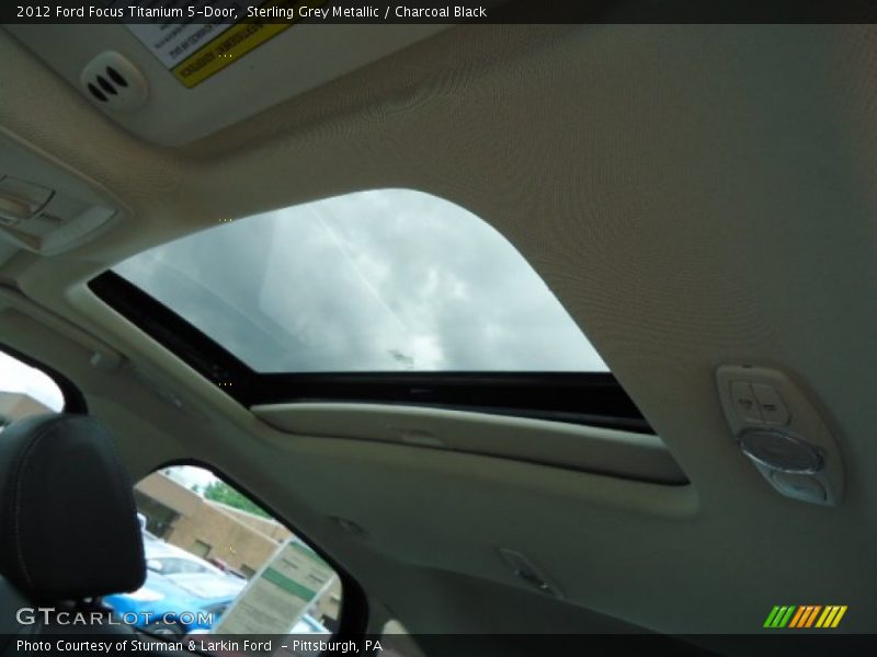 Sterling Grey Metallic / Charcoal Black 2012 Ford Focus Titanium 5-Door