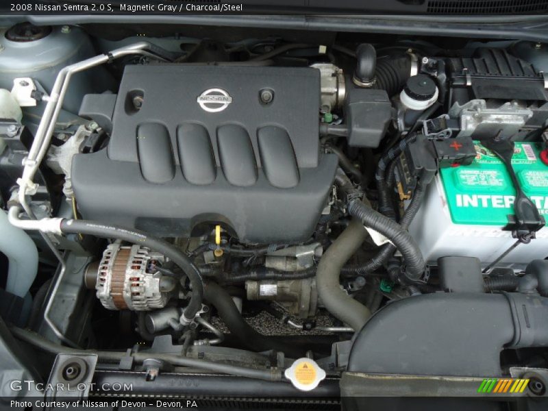  2008 Sentra 2.0 S Engine - 2.0L DOHC 16V CVTCS 4 Cylinder
