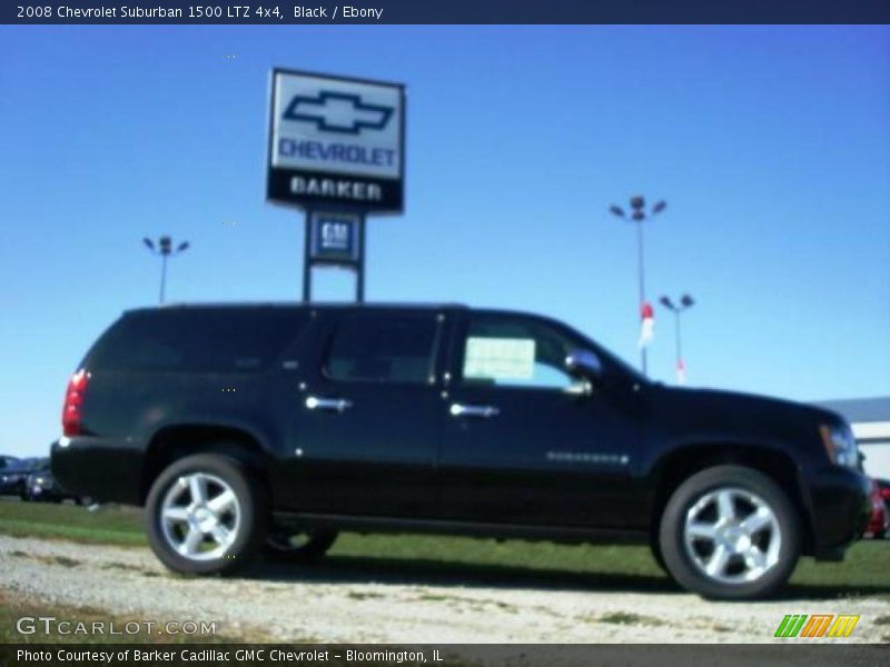 Black / Ebony 2008 Chevrolet Suburban 1500 LTZ 4x4