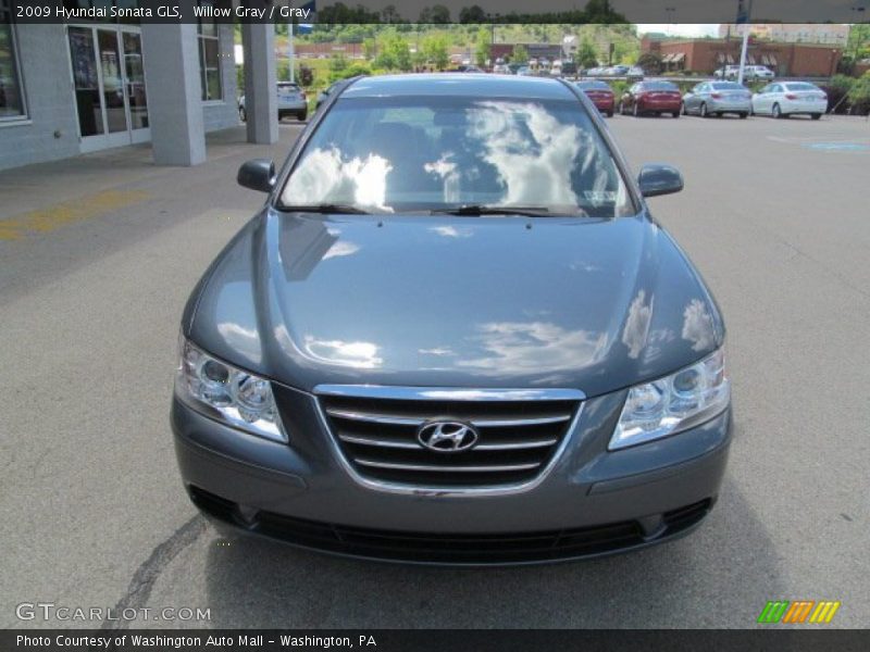 Willow Gray / Gray 2009 Hyundai Sonata GLS