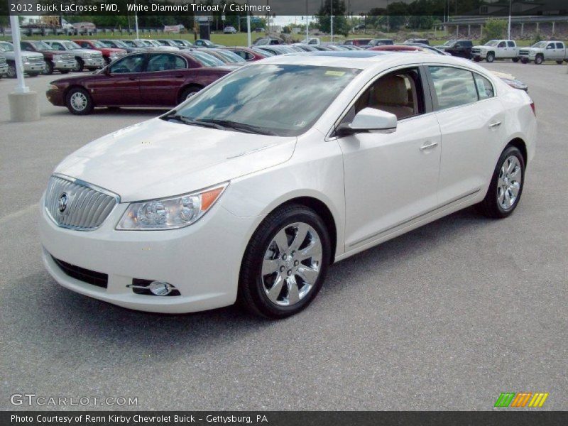 White Diamond Tricoat / Cashmere 2012 Buick LaCrosse FWD