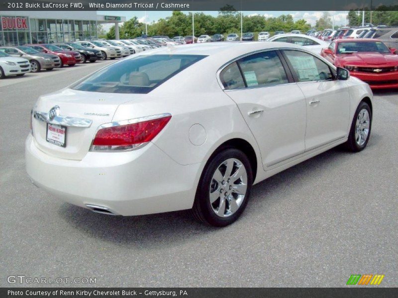 White Diamond Tricoat / Cashmere 2012 Buick LaCrosse FWD