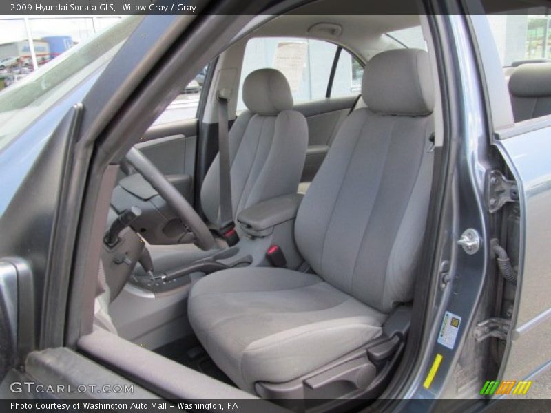 Willow Gray / Gray 2009 Hyundai Sonata GLS