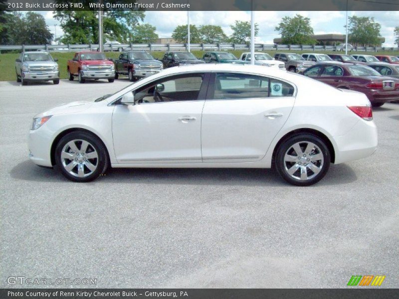 White Diamond Tricoat / Cashmere 2012 Buick LaCrosse FWD