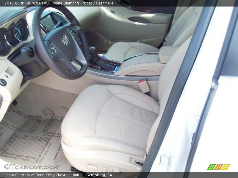 White Diamond Tricoat / Cashmere 2012 Buick LaCrosse FWD