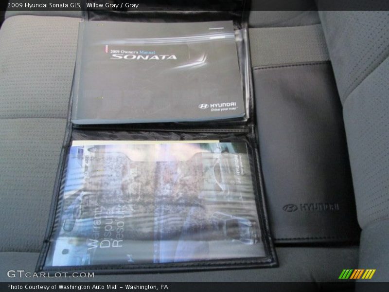 Willow Gray / Gray 2009 Hyundai Sonata GLS