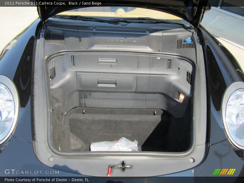 Black / Sand Beige 2011 Porsche 911 Carrera Coupe