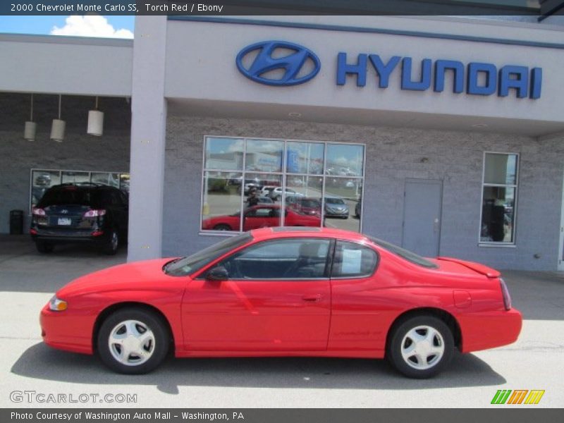 Torch Red / Ebony 2000 Chevrolet Monte Carlo SS