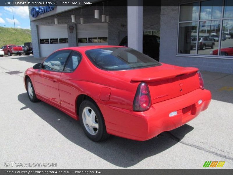 Torch Red / Ebony 2000 Chevrolet Monte Carlo SS