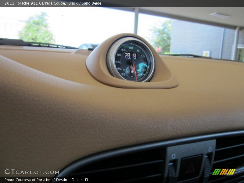 Black / Sand Beige 2011 Porsche 911 Carrera Coupe