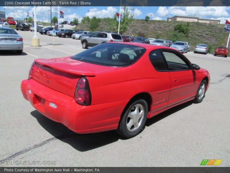 Torch Red / Ebony 2000 Chevrolet Monte Carlo SS
