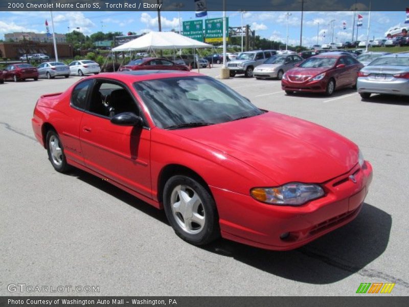 Torch Red / Ebony 2000 Chevrolet Monte Carlo SS