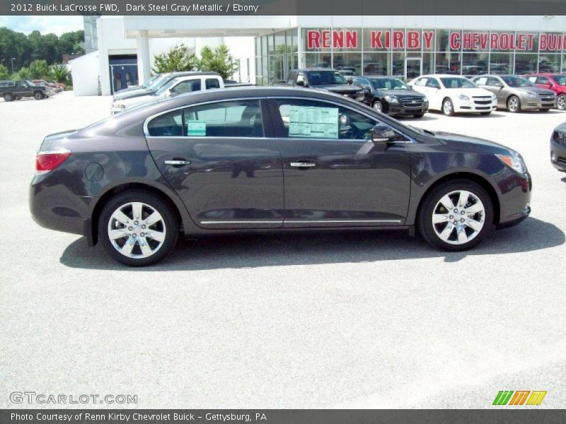 Dark Steel Gray Metallic / Ebony 2012 Buick LaCrosse FWD