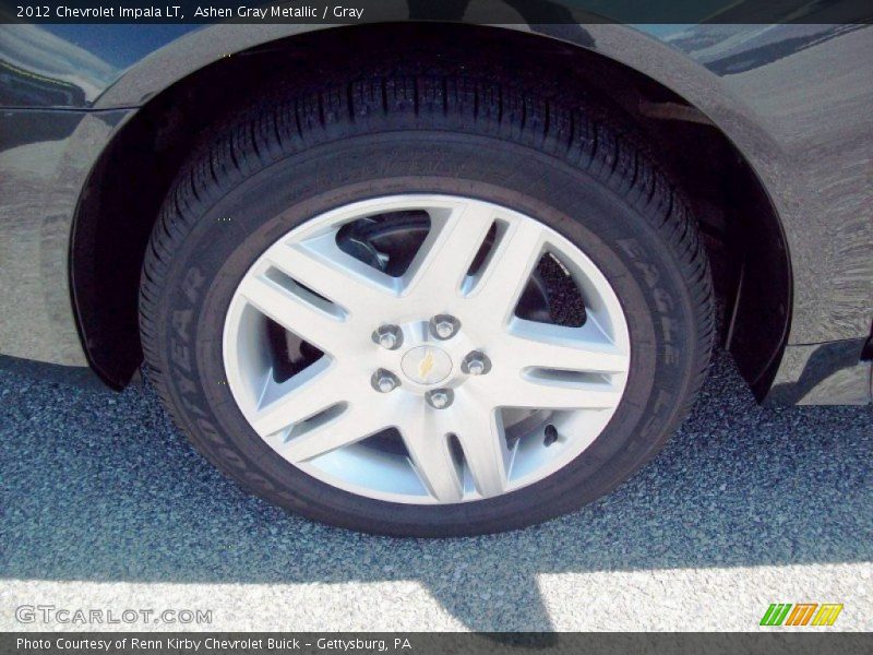 Ashen Gray Metallic / Gray 2012 Chevrolet Impala LT