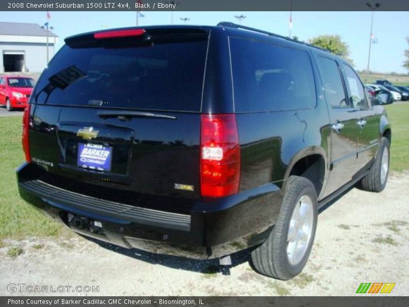 Black / Ebony 2008 Chevrolet Suburban 1500 LTZ 4x4