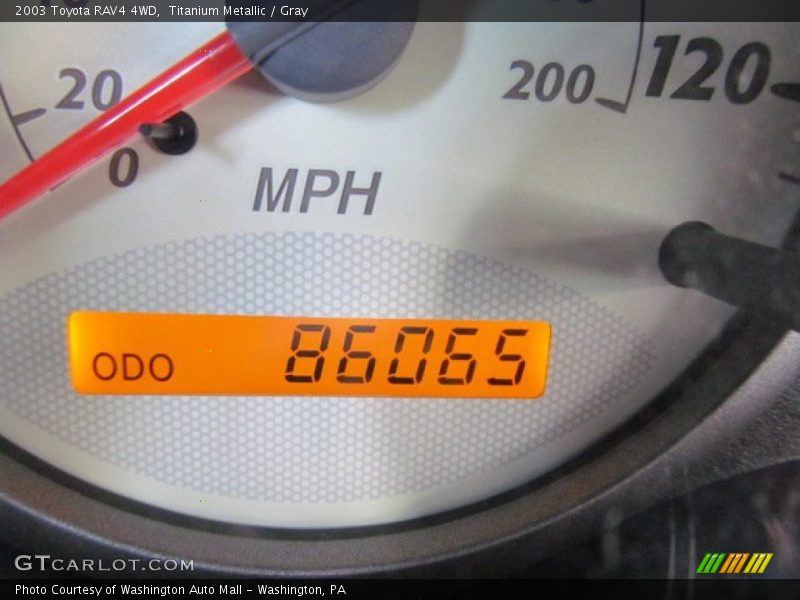 Titanium Metallic / Gray 2003 Toyota RAV4 4WD